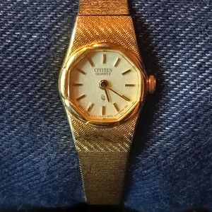 Citizen Vintage Gold Plated ladies watch